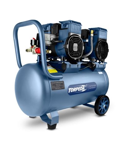 Kompresor bezolejowy TORPEDA 2,96 kW 50 litrów