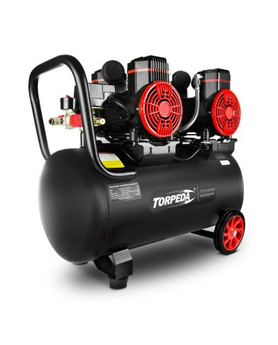 Kompresor bezolejowy TORPEDA 2,9 kW 50 litrów