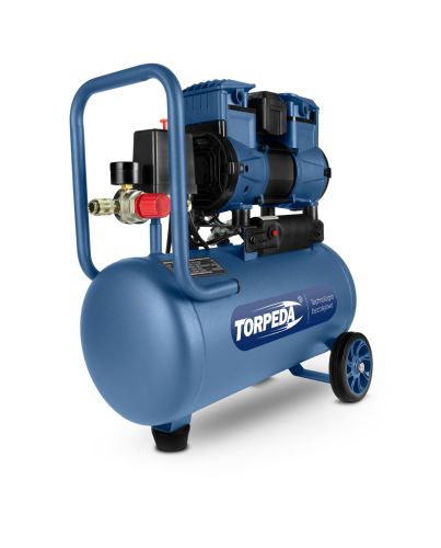 Kompresor bezolejowy TORPEDA 1,18 kW 20 litrów