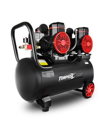Kompresor bezolejowy TORPEDA 2,9 kW 50 litrów