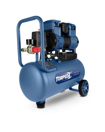 Kompresor bezolejowy TORPEDA 1,18 kW 20 litrów